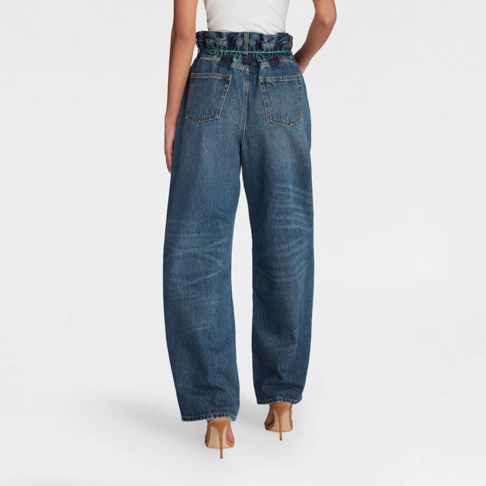 KBB by Kahlana - Women's Barrel Leg 'The Paper Bag J Blue - Picture 2 of 3